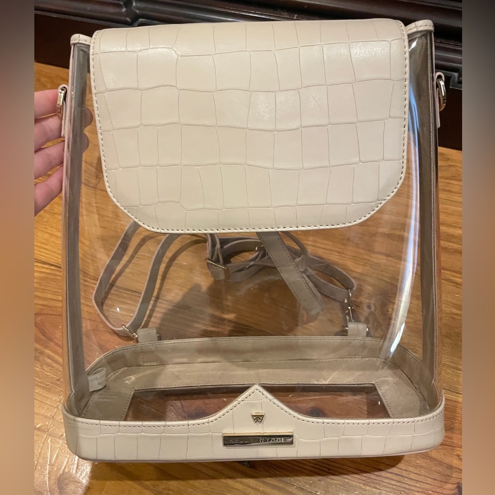 Kelly Wynne clear backpack